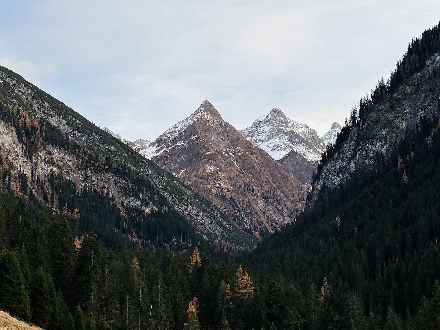 Madau: Panorama mit Seekogel, Seekopf & Parseier